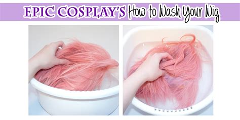 how to wash a cosplay wig